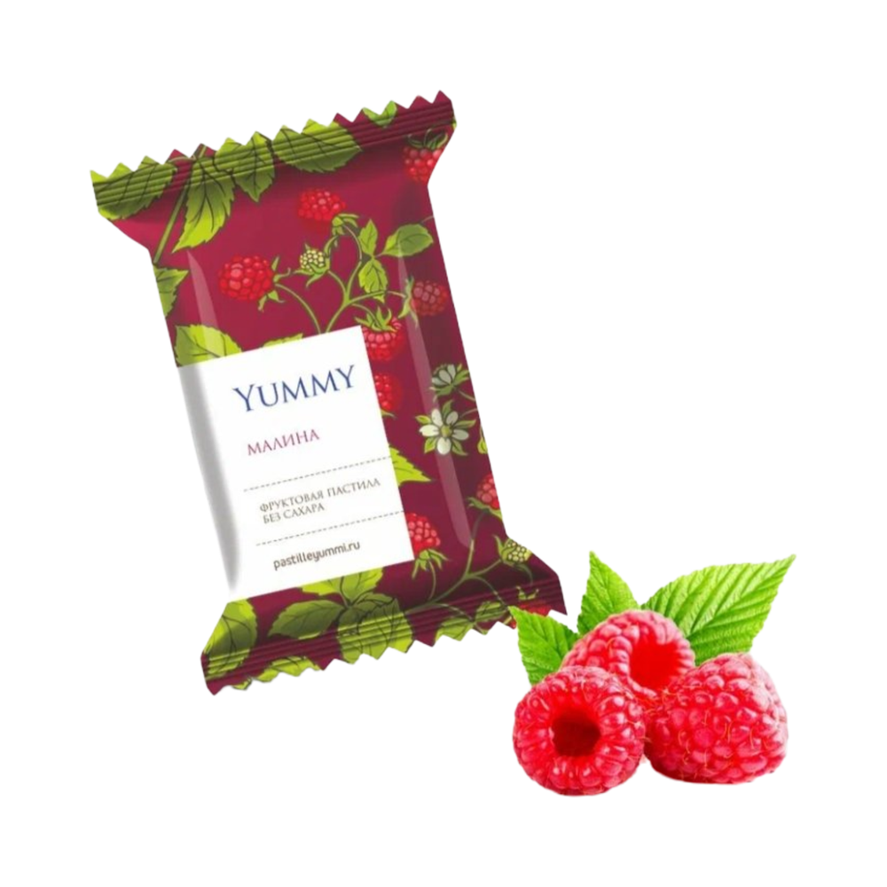 Фруктовая ЯММИ пастила малина 250г