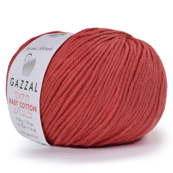 Пряжа Baby Cotton XL 50 г,105м,50%хлопок, 50%акрил (цена за 1 шт)