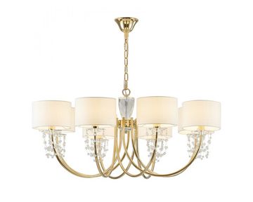Подвесная люстра 8*E14 4368/C new gold золото OLIVIA Newport