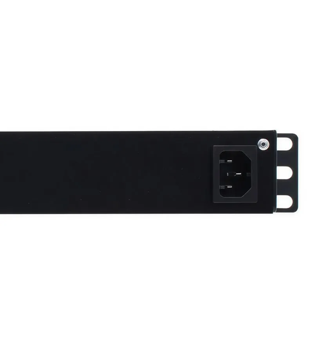 Блок розеток 19", 1U, 8 розеток, корпус алюминий, 5bites PDU819A-07