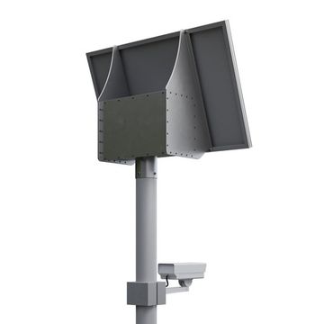 Автономная система видеонаблюдения на опоре (солнечная панель 100 Вт), фото №975636675