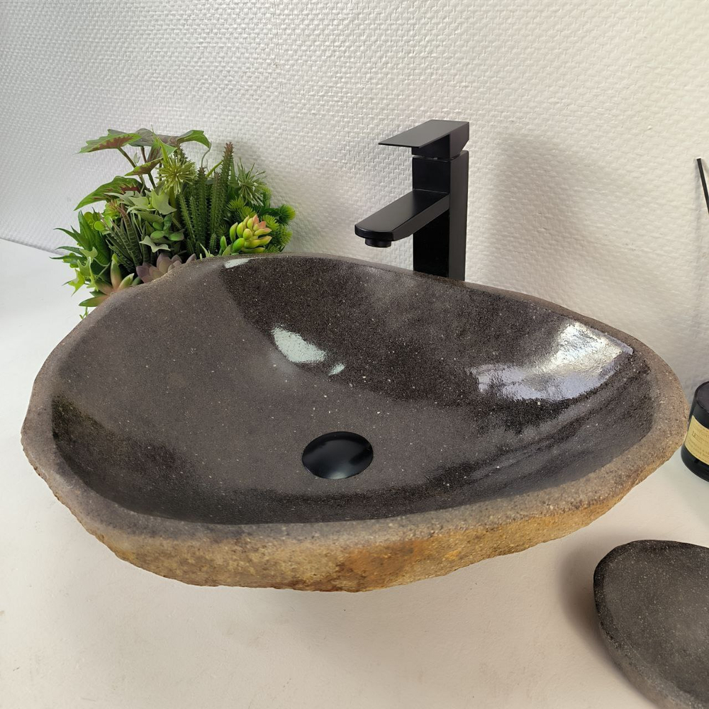 Раковина из речного камня RS-65229 54*43*15 0857