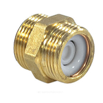 Ниппель латунь Ду 20 (3/4") со встроенным обратным клапаном НР R189V Giacomini R189VY004