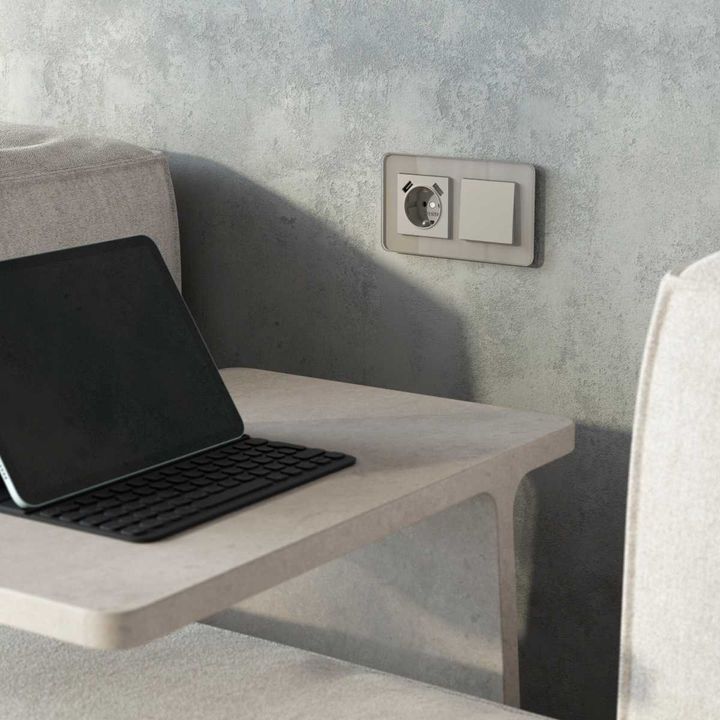 Накладка для розетки USB (дымчатый) W1279504/ a069466