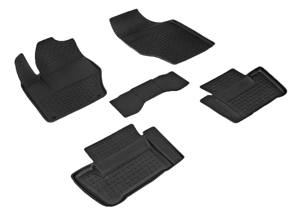 Резиновые коврики с высоким бортом для Peugeot 408 2012-2022 Seintex.83750