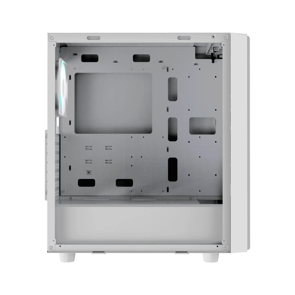 Корпус Ocypus Gamma C70 WH ARGB ATX/mATX/ITX 2xUSB Белый, Предустановленно 4x120мм ARGB Fans, Gamma-C70-WHG400XX-GL