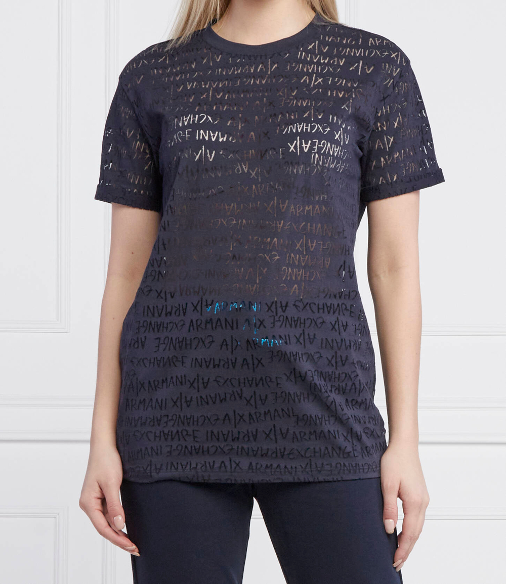 футболка Armani Exchange - темно-синий(3LYTKZ YJ6HZ)
