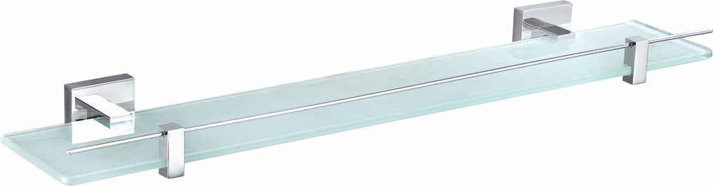 Стеклянная полка для ванной WONZON & WOGHAND POLO, Хром (WW-8927)