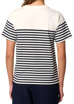 Женская теннисная футболка Roland Garros Heritage Tara - white/navy