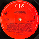 Julio Iglesias ‎– Un Hombre Solo (Голландия 1987г.)