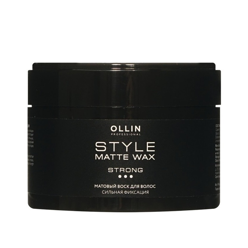 OLLIN Style matt wax strong 50 g Матовый воск для волос сильной фиксации