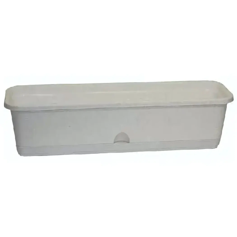 Балконный ящик 600мм с поддоном Мраморный 0,15,185х0,6м