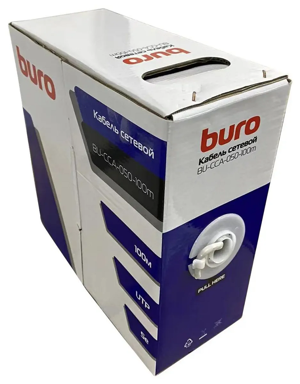 Кабель витая пара  Buro BU-CCA-050-100M