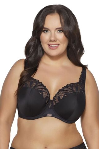 Бюстгальтер Yasemin с чашками на тонком поролоне (Размер: 70E) (Цвет: черный)