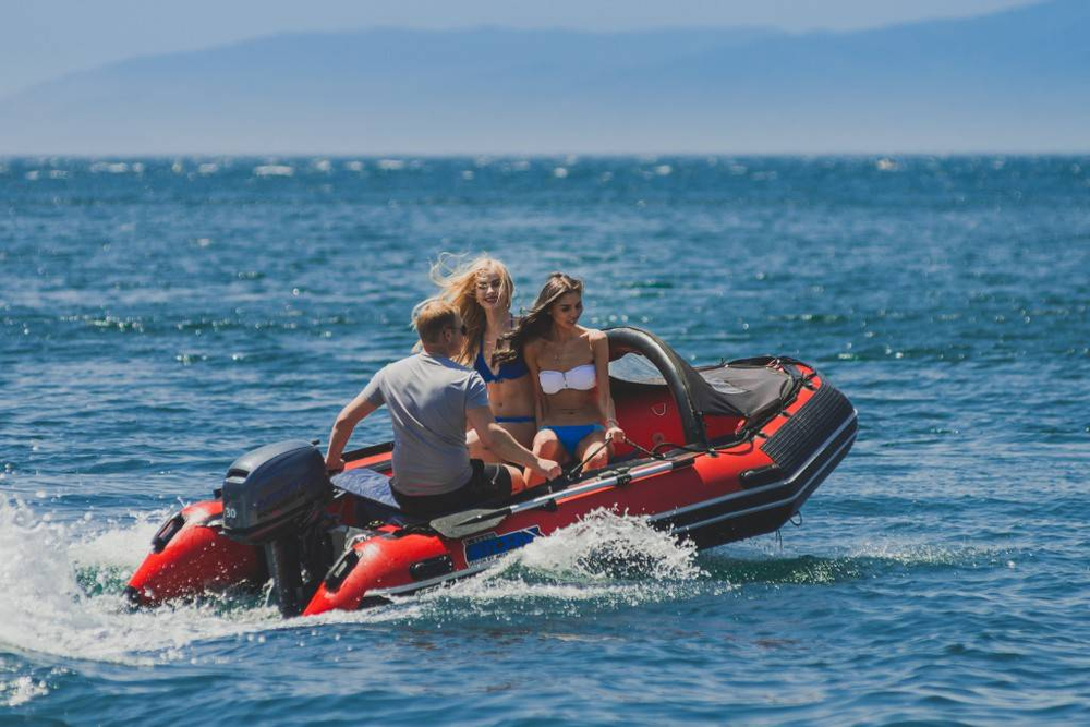 Лодка ПВХ STORMLINE Heavy Duty AL 380 + 2х-тактный лодочный мотор TOHATSU M 25 S