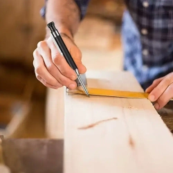 Автоматический строительный карандаш18 сменных грифелей: 9 черных, 9 красных