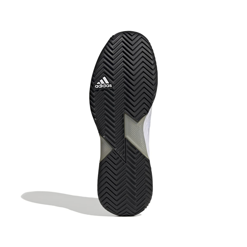 Мужские кроссовки теннисные Adidas Adizero Ubersonic 4 M - cloud wihite/core black/silver metalic/grey