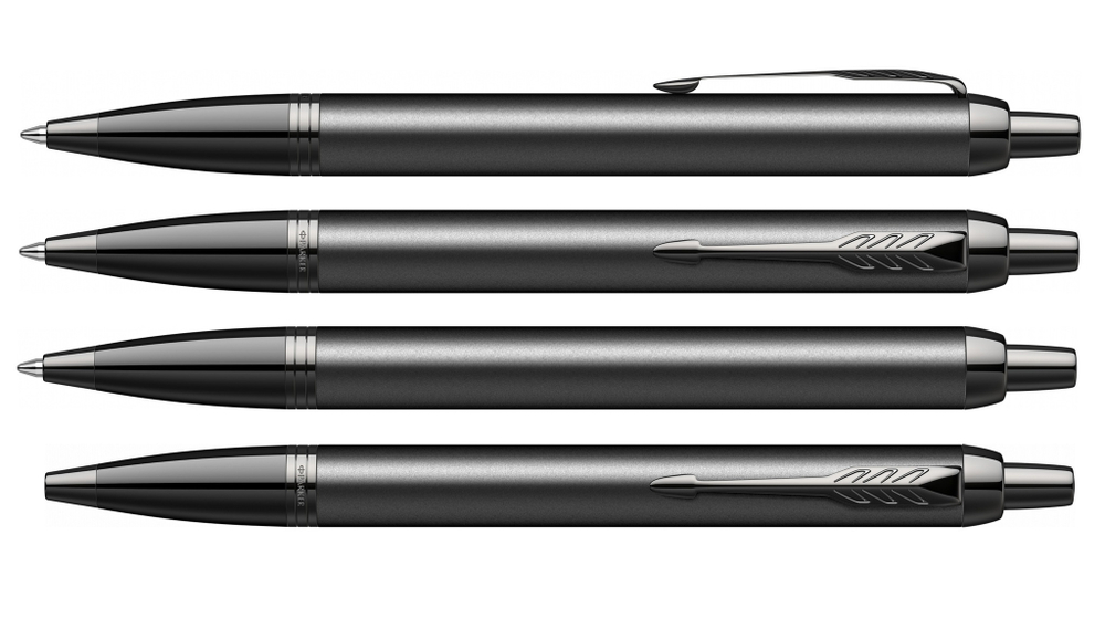 Шариковая ручка Parker IM Achromatic Matt Black (с гравировкой)