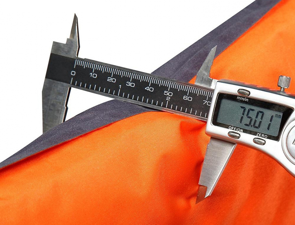 Самонадувающийся коврик KingCamp Delux Single 198 x 63 x 7,5 см