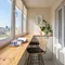 Стул полубарный Vetle Flat, ротанг