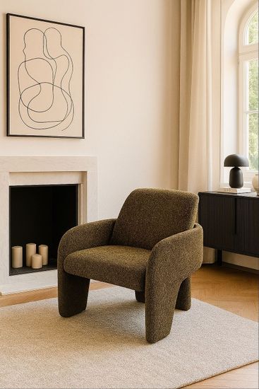 Кресло CUBE OTE SEA-360 Зеленый, ткань/каркас металл в тканевой обивке OTE SEA 360