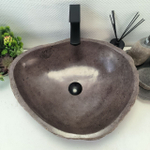 Раковина из речного камня RS-63421 (54*45*15) 0123