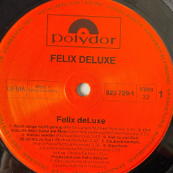 Винтажная виниловая пластинка LP Felix De Luxe (Germany 1984)