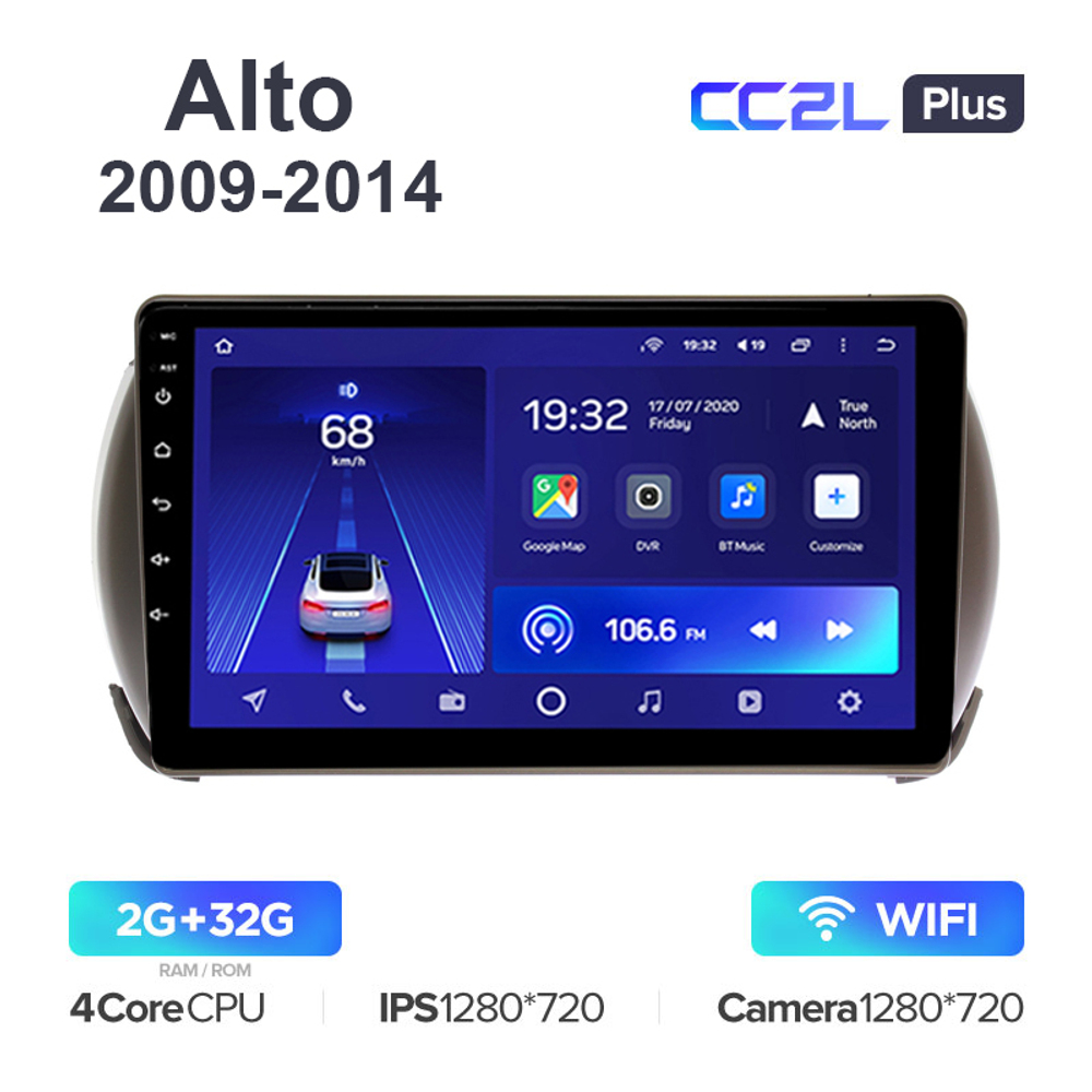 Teyes CC2L Plus 9" для Suzuki Alto 2009-2014