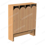 Шкаф детский для одежды 4 СЕКЦИИ