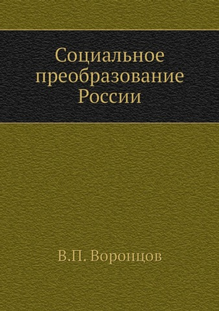 Социальное преобразование России | В.П. Воронцов