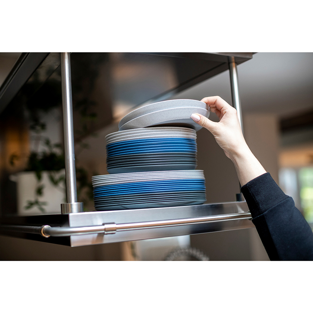 Тарелка connect, organic, D25,5 см, синяя