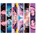 Закладки для книг МАГНИТНЫЕ, "АНИМЕ", комплект 12 штук, 60x20 мм, FUNSTER (ФАНСТЕР), 116655