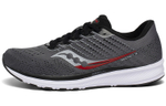 Saucony Ride 13 Yutu cushioning Comfortable low-top running shoes men's carbon black