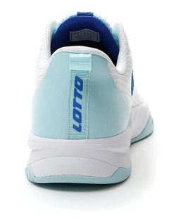 Женские Кроссовки теннисные Lotto Mirage 600 ALR - all white/pacific blue