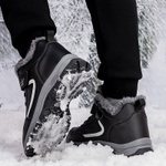 CHENGSHILUOTUO High top Elderly Insulated Shoes Unisex