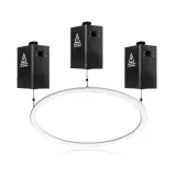 Kinetic Ring D80 см — кинетическое LED кольцо с тремя лебёдками