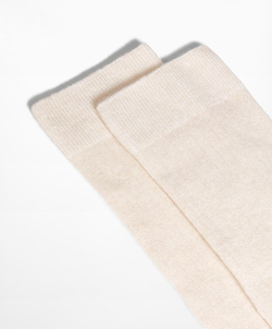 Oysho Классические носки из модала и кашемира, экрю