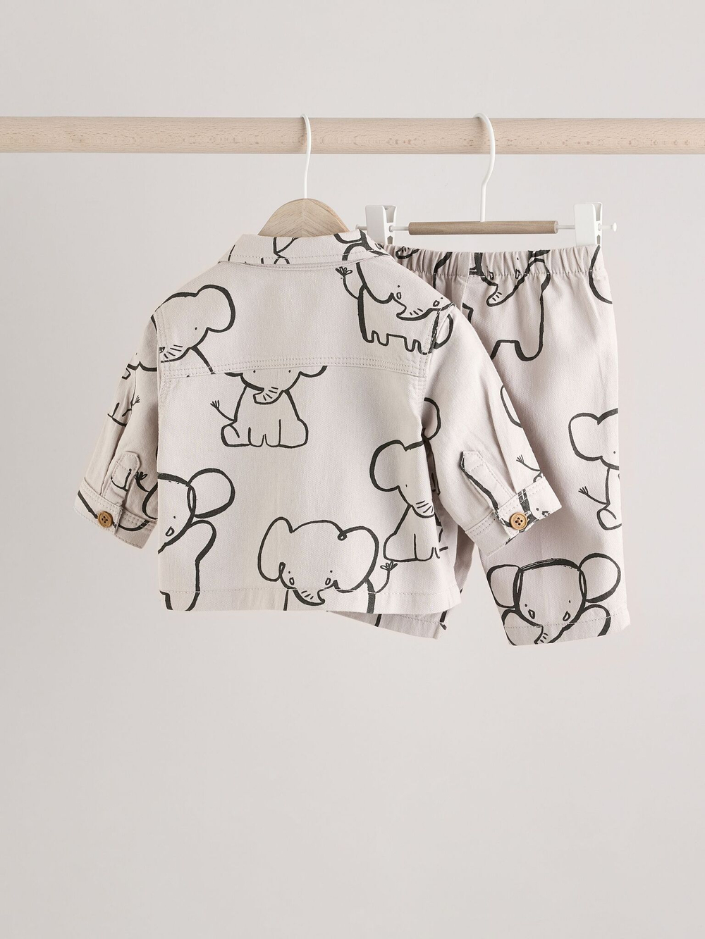 Комплект из трех предметов для малышей Next E47-906, Молочный, Темно-серый