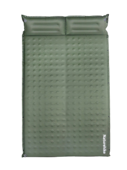 Коврик надувной двойной Naturehike D series, хаки (CNK2550WS025)