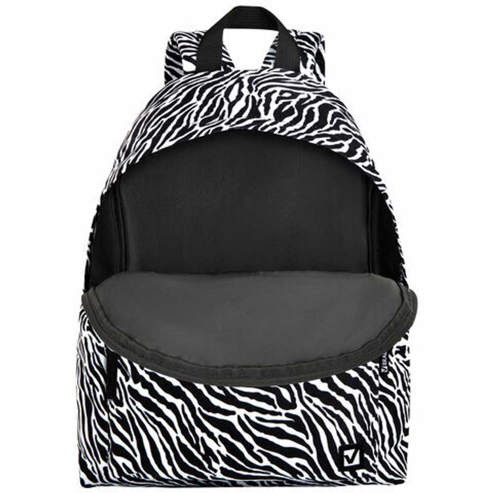 Рюкзак BRAUBERG универсальный, сити-формат, "Zebra", 20 литров, 41х32х14 см