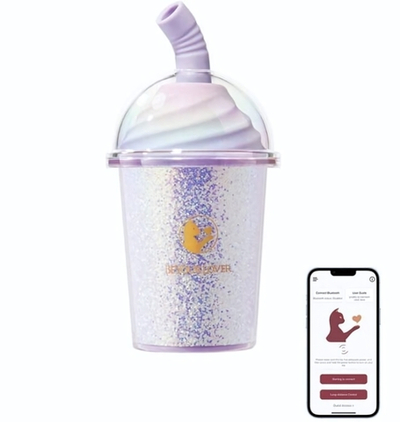 Вакуумный стимулятор клитора Joy Cup Shining version с подогревом (Цвет: разноцветный)