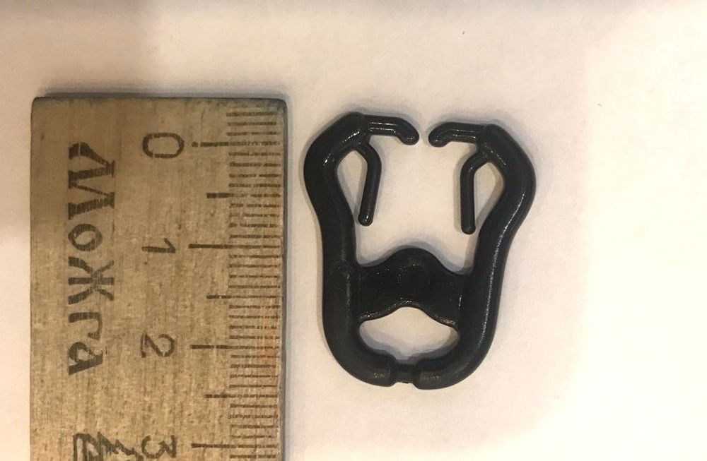 Полукольцо от расклёва, среднее