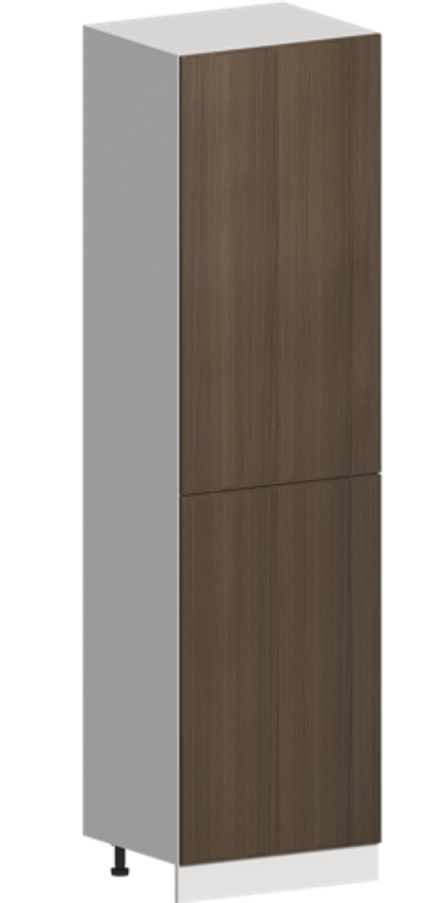 Кухня Модуль ШПХВ 600 Графит / Дуб французский