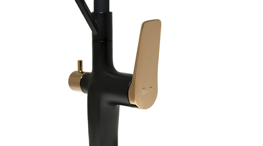 Смеситель для кухни с подключением к фильтру Lemark Bronx - LM3761BLR