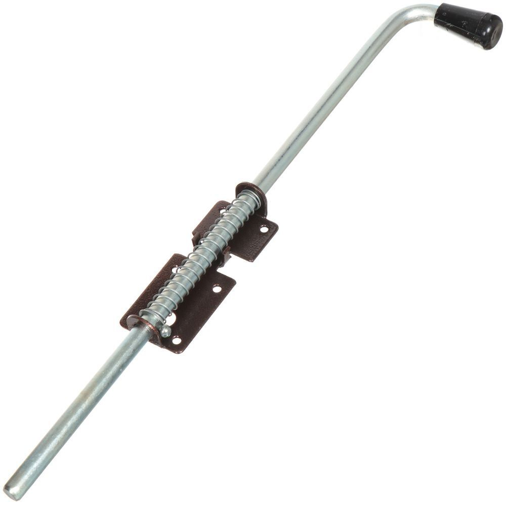 Засов с пружиной, Домарт, 600 мм, античная медь