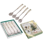 Набор чайных ложек 4шт «Щелкунчик» в подарочной коробке