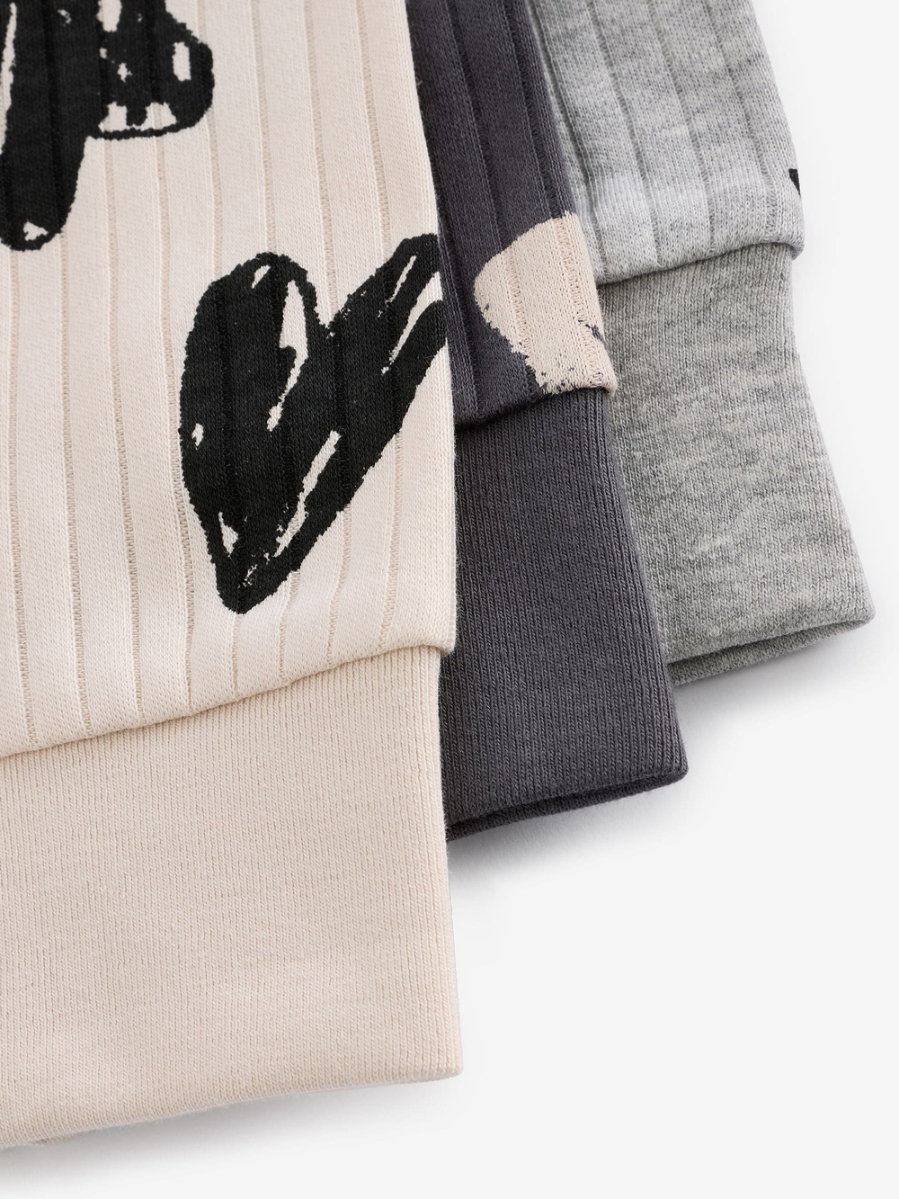 Пижама для девочки Next Q96-785, 3 шт., Серый, Бежевый