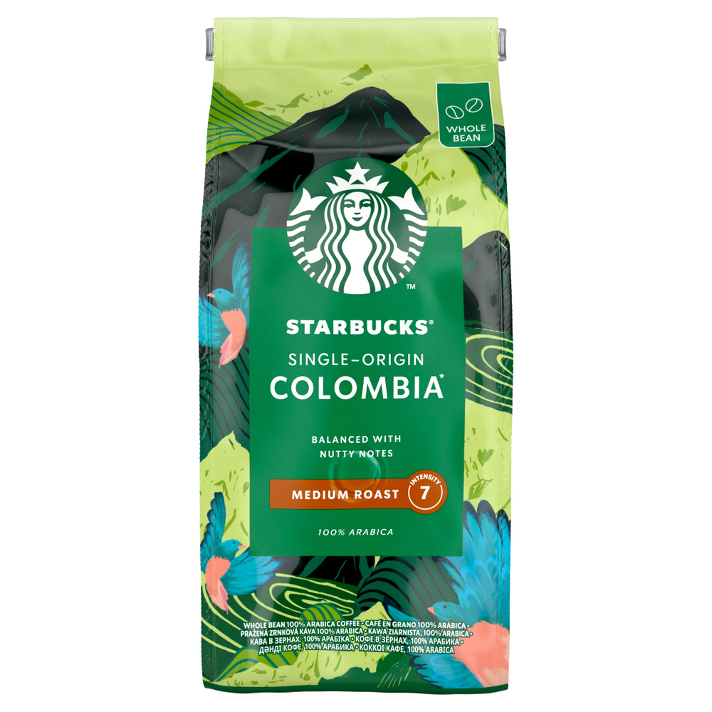 Кофе в зернах STARBUCKS Single Origin Colombia Arabica 450 г.
