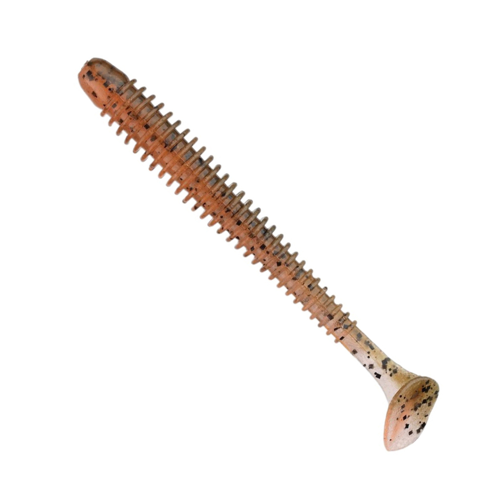 Приманка силиконовая Keitech Swing Impact 4.5" #417 Gold Flash Minnow, 3 упаковки по 6 штук