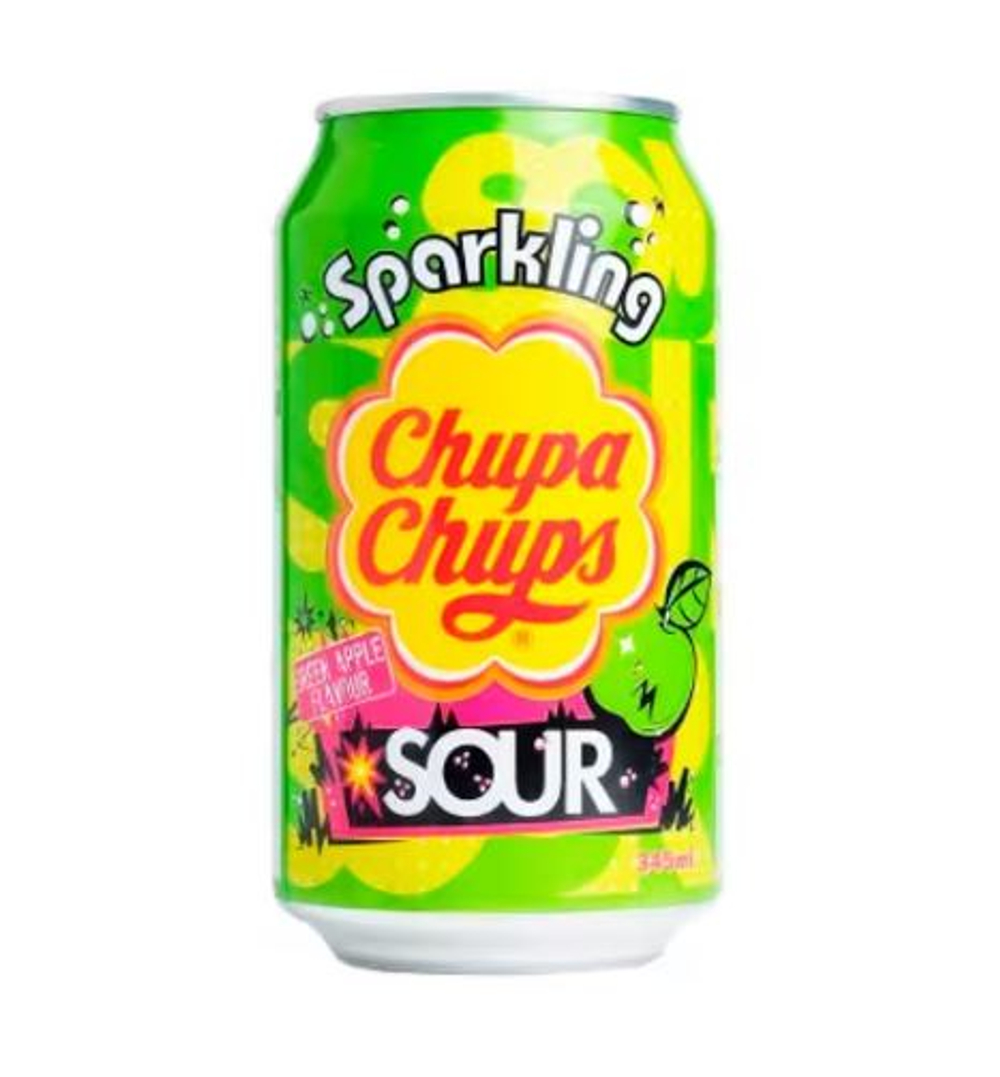 Газ.напиток Chupa Chups Sour Apple 345мл